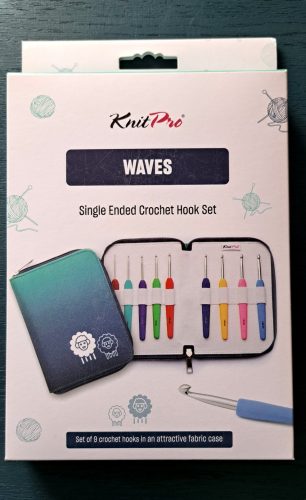 Knit Pro Waves Deluxe horgolótű készlet, 9db-os