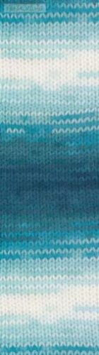 Alize BURCUM BATIK - Türkiz-fehér melír -1892