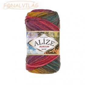 Alize BURCUM BATIK - Mustár-zöld-lila melír - 3368