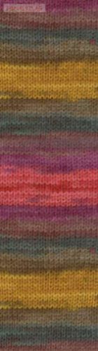 Alize BURCUM BATIK - Mustár-zöld-lila melír - 3368