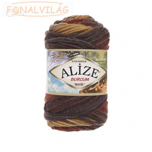 Alize BURCUM BATIK -Mustár-rozsdabarna melír