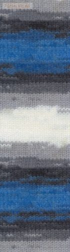 Alize BURCUM BATIK -  Türkiz,szürke,fehér melír-4200