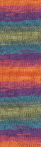 Alize BURCUM BATIK -Zöld-mustár-kék-barna melír - 4827