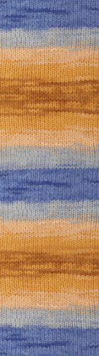 Alize BURCUM BATIK - Narancs-kék-barna melír - 7914