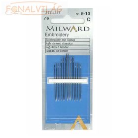 Milward hímzőtű készlet  5-10