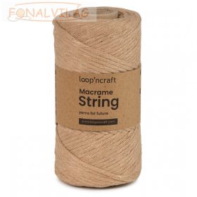 Macrame String (Kifésülhető), 3mm - Bézs Macrame String (Kifésülhető), 3mm - Bézs