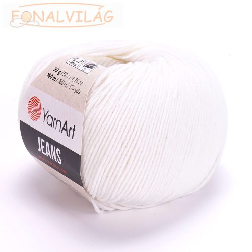 Yarnart JEANS - Törtfehér - 001