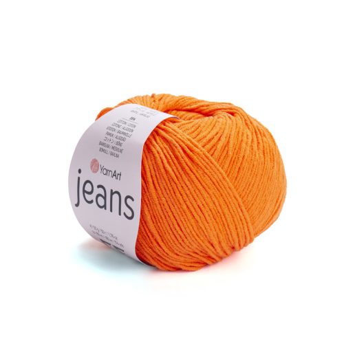 Yarnart JEANS - Világos narancs (kissé neon narancs) - 77