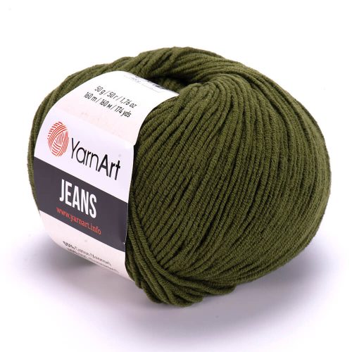 Yarnart JEANS - Vadász zöld - 082