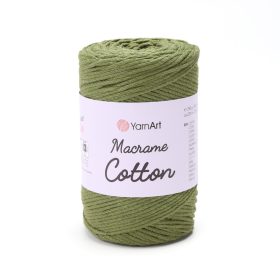 MACRAME COTTON zsinór fonal, 2,5mm - Keki zöld - 787