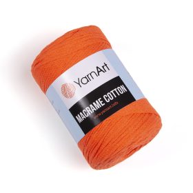 MACRAME COTTON zsinór fonal, 2,5mm - Élénk narancs - 800