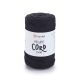 MACRAME CORD zsinór fonal, 3mm - Fekete - 750