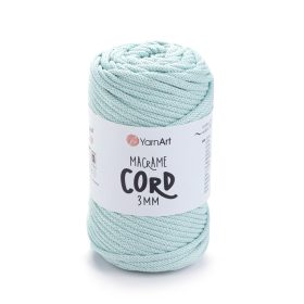 MACRAME CORD zsinór fonal, 3mm - Menta - 775