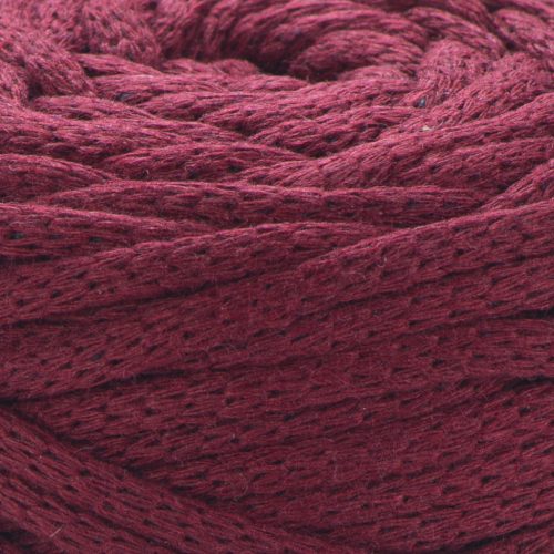 MACRAME CORD zsinór fonal, 3mm - Borvörös - 781