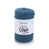 MACRAME CORD zsinór fonal, 3mm - Petrol kék - 789