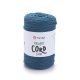 MACRAME CORD zsinór fonal, 3mm - Petrol kék - 789