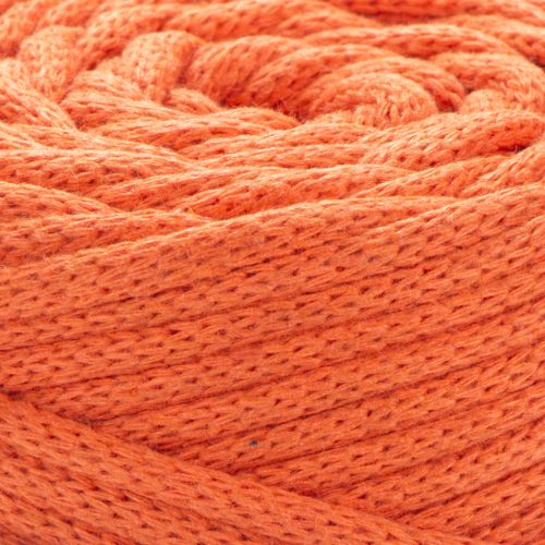 MACRAME CORD zsinór fonal, 3mm - Élénk narancs - 800
