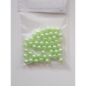 Akril gyöngy, 4mm - 50db/cs - Almazöld