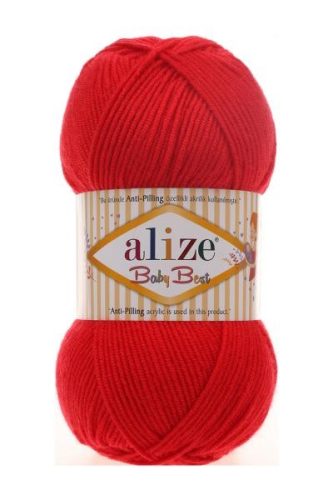 Alize BABY BEST Anti-Pilling- Piros - 056