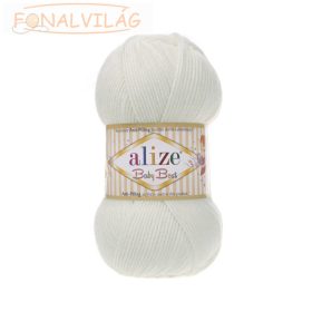 Alize BABY BEST Anti-Pilling- Nyers fehér - 450 Alize BABY BEST Anti-Pilling- Nyers fehér - 450