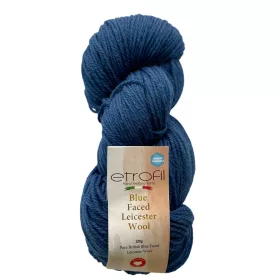 Blue Faced Leicester Wool, 100g ÉJKÉK - 75179