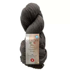 Blue Faced Leicester Wool, 100g SÖTÉT SZÜRKE - 79082