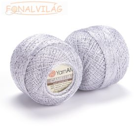 Camellia horgoló fonal - Ezüst - 411 Camellia horgoló fonal - Ezüst - 411