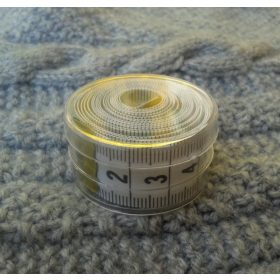 Szabó centi műanyag tokban, 150cm