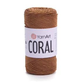 Yarnart CORAL fényes zsinórfonal - Fahéj 1904