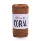 Yarnart CORAL fényes zsinórfonal - Fahéj 1904