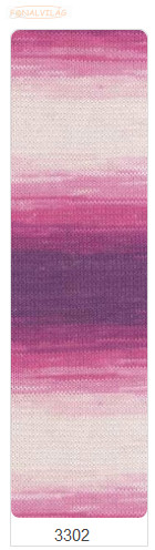 Alize COTTON GOLD BATIK - Mályva-rózsaszín-bézs