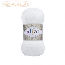 Alize DÍVA - Fehér - 055