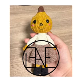 FAHÉJ, A TÖK LÁNY - amigurumi horgolásminta