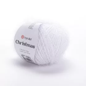 Yarnart CHRISTMAS, 50g - Fehér 02
