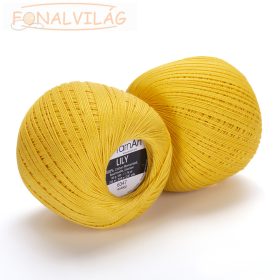 YarnArt LILY Horgoló cérna - Sárga YarnArt LILY Horgoló cérna - Sárga