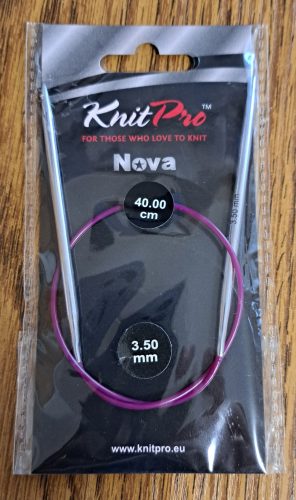 KnitPro NOVA Körkötőtű, 40cm - 3,5mm