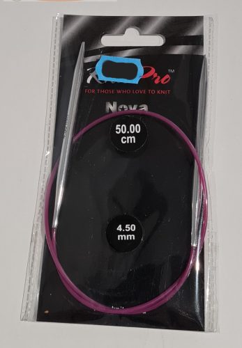 KnitPro NOVA Fix Körkötőtű, 50cm - 4.5mm
