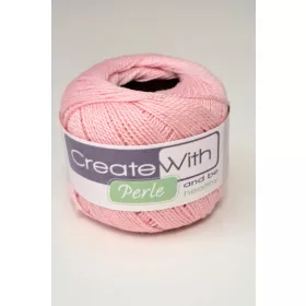 PERLE Hímzőfonal, 10g - rózsaszín 122