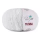 TILSIM csillogós fonal, 50g - szürkés fehér 362-01