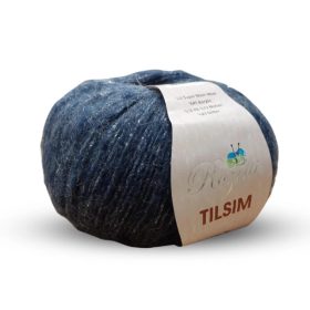TILSIM csillogós fonal, 50g - éjkék 362-10 TILSIM csillogós fonal, 50g - éjkék 362-10