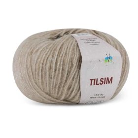 TILSIM csillogós fonal, 50g - világos drapp 362-11 TILSIM csillogós fonal, 50g - világos drapp 362-11