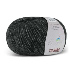 TILSIM csillogós fonal, 50g - fekete 362-14 TILSIM csillogós fonal, 50g - fekete 362-14