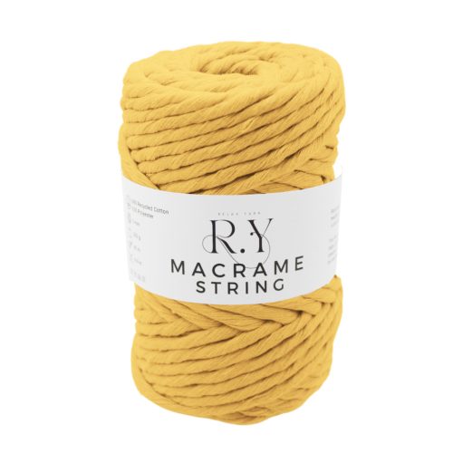 Macrame String 5mm - Sárga 25