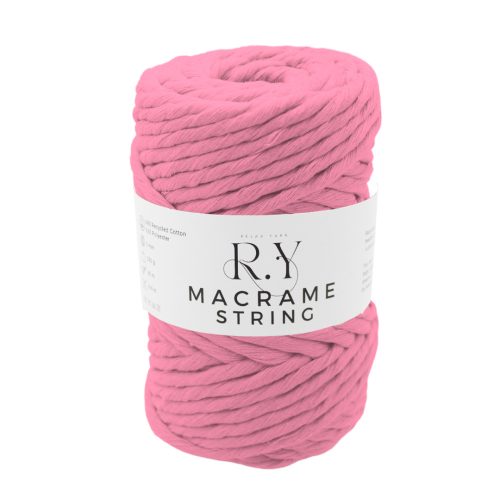 Macrame String 5mm - Élénk rózsaszín 33