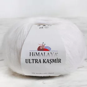 Ultra Kasmir, 50g - fehér 56807