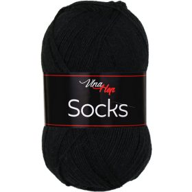 Vlna-Hep SOCKS 4 szálas zoknifonal, 100g - Fekete 6001